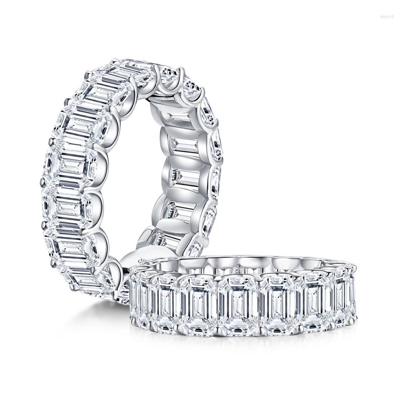 Cluster Rings LESF 925 Sterling Silver Full Eternity Women Engagement Ring Simulated Diamond Wedding Bridal Jewelry
Cluster Rings LESF 925 Sterling Silver Full Eternity Women Engagement Ring Simulated Diamond Wedding Bridal Jewelry