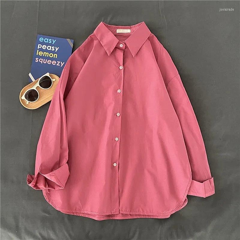 Women's Blouses 2022 Summer Women's Korean Version Solid Color Shirt French Retro Long-sleeved All-match Loose Single-breasted, White
Women's Blouses 2022 Summer Women's Korean Version Solid Color Shirt French Retro Long-sleeved All-match Loose Single-breasted, White
