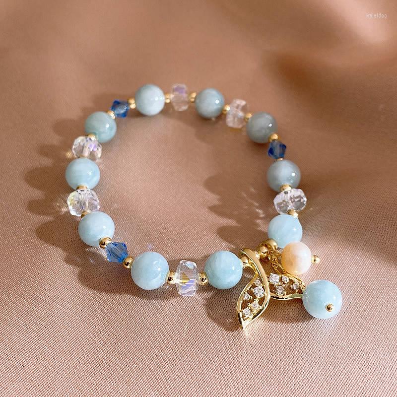 Charm Bracelets 2022 Aquamarine Fishtail Forest Bracelet Small Fresh Jewelry Women Girl's Sweet Accessories Party Exquisite Gift
Charm Bracelets 2022 Aquamarine Fishtail Forest Bracelet Small Fresh Jewelry Women Girl's Sweet Accessories Party Exquisite Gift