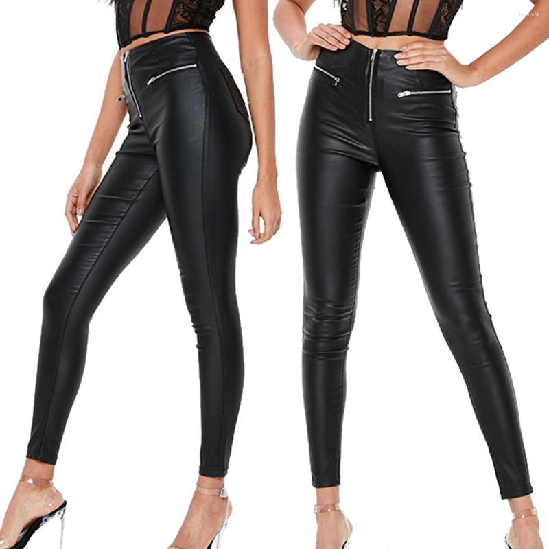 Women' Pants Sexy Faux Leather With Zipper Slim Fit Women PU High Waist Tight Pencil 90s Gothic Trousers Streetwear, Black
Women' Pants Sexy Faux Leather With Zipper Slim Fit Women PU High Waist Tight Pencil 90s Gothic Trousers Streetwear, Black