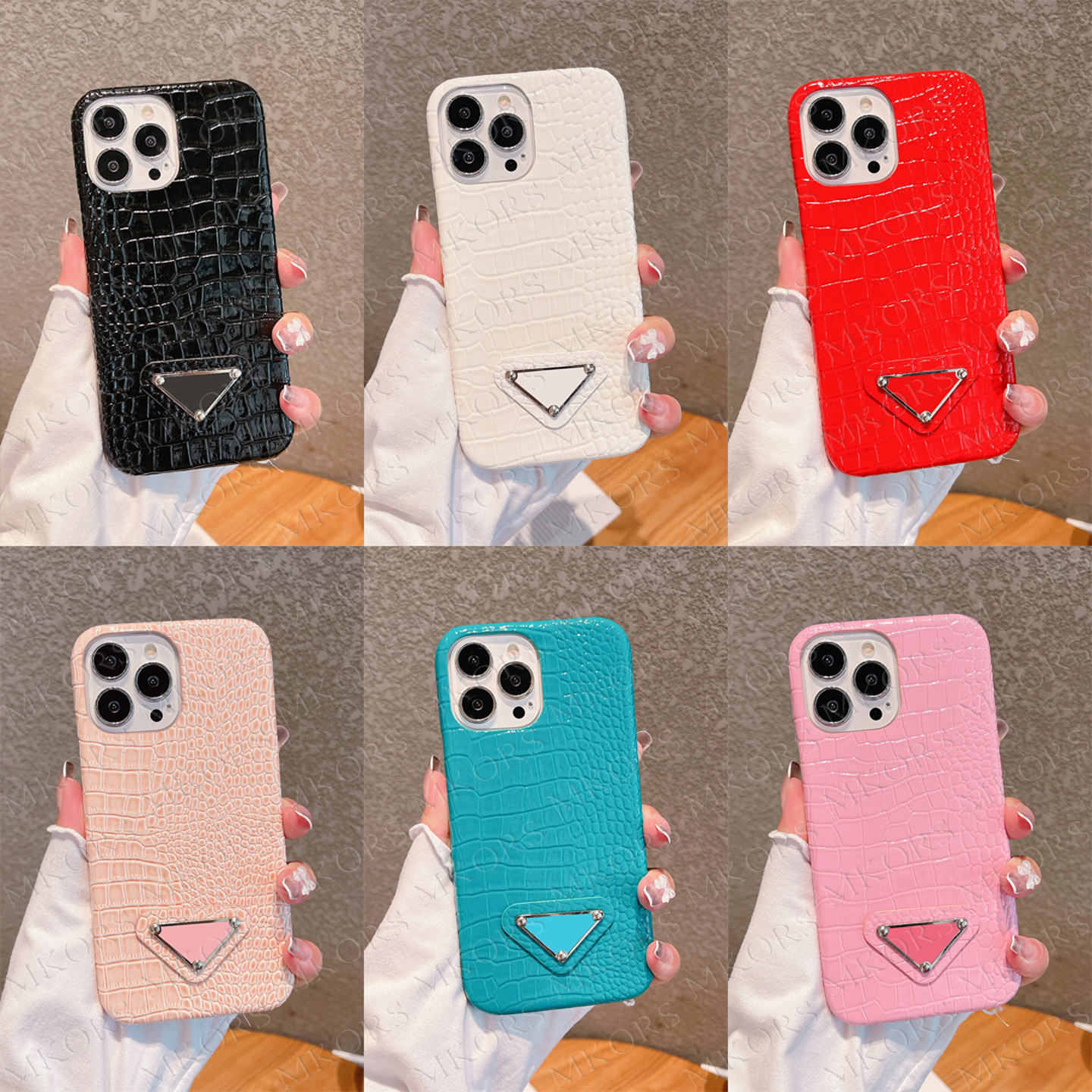 Luxury Triangle Design Phone Cases Crocodile Skin Case for iPhone 14 14pro 13 Mini 13pro 12 Pro Max 11 X Xs Xr 8 7 Plus Polish PU Leather Shell Cover Shockproof, #2
Luxury Triangle Design Phone Cases Crocodile Skin Case for iPhone 14 14pro 13 Mini 13pro 12 Pro Max 11 X Xs Xr 8 7 Plus Polish PU Leather Shell Cover Shockproof, #2