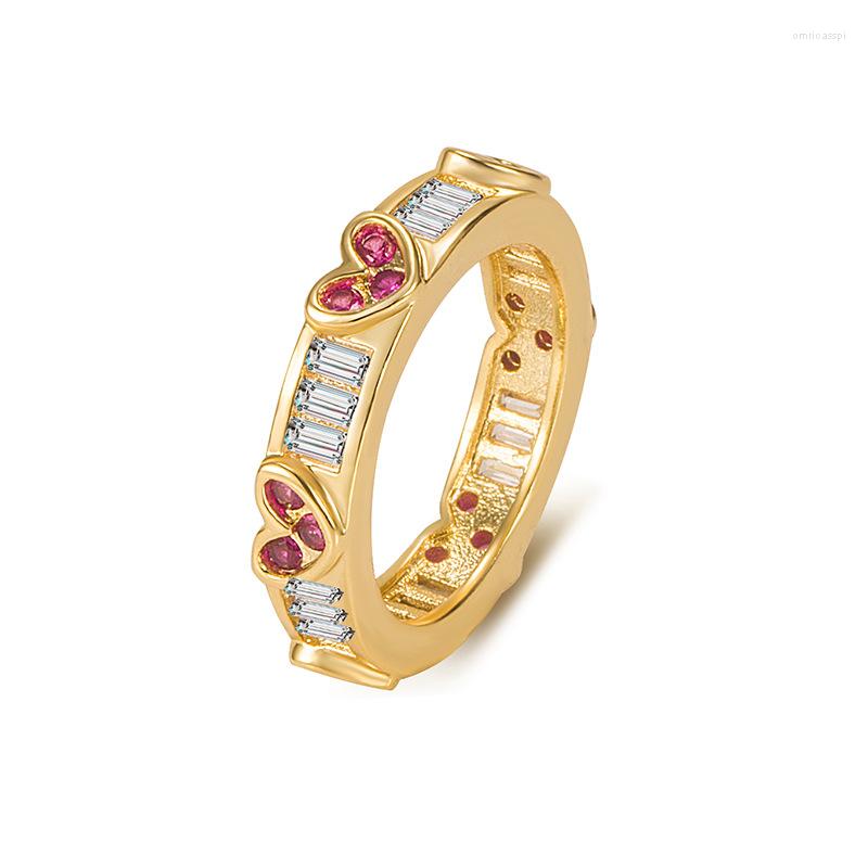 Cluster Rings Trendy Fine 14k Real Gold For Women Design High Quality Heart Ring Finger Classic Jewelry Anniversary Weddings Party Gift
Cluster Rings Trendy Fine 14k Real Gold For Women Design High Quality Heart Ring Finger Classic Jewelry Anniversary Weddings Party Gift