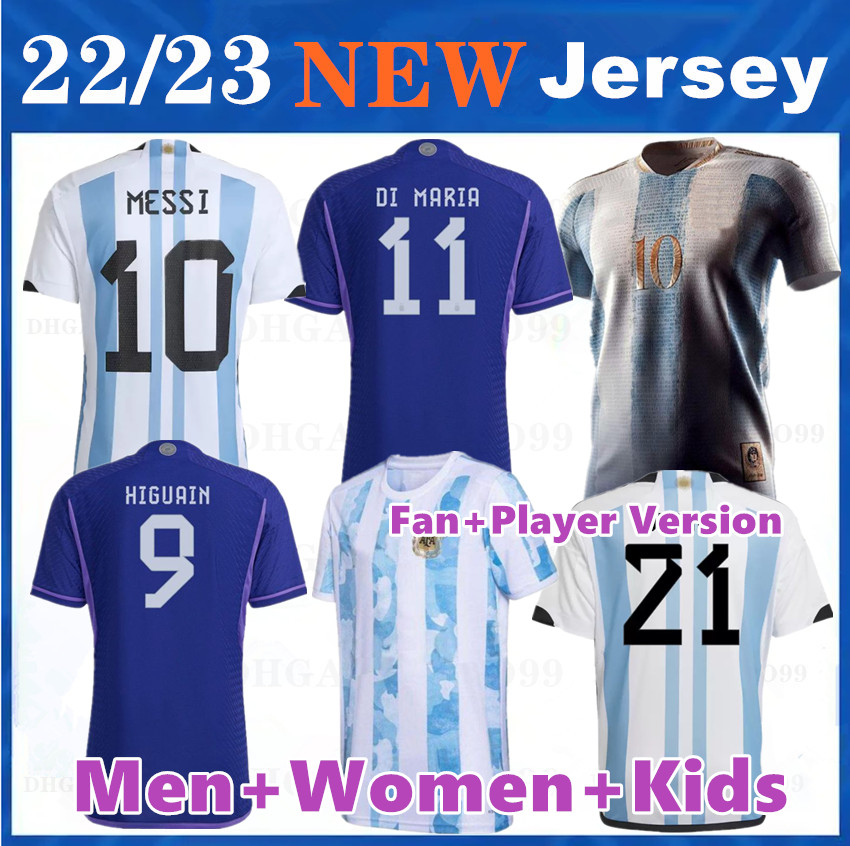 2022 Argentina soccer Jersey football shirt 2022 DYBALA AGUERO MARADONA DI MARIA fans player version Men Kids kit sets uniforms socks home away Long sleeve Shirt
2022 Argentina soccer Jersey football shirt 2022 DYBALA AGUERO MARADONA DI MARIA fans player version Men Kids kit sets uniforms socks home away Long sleeve Shirt