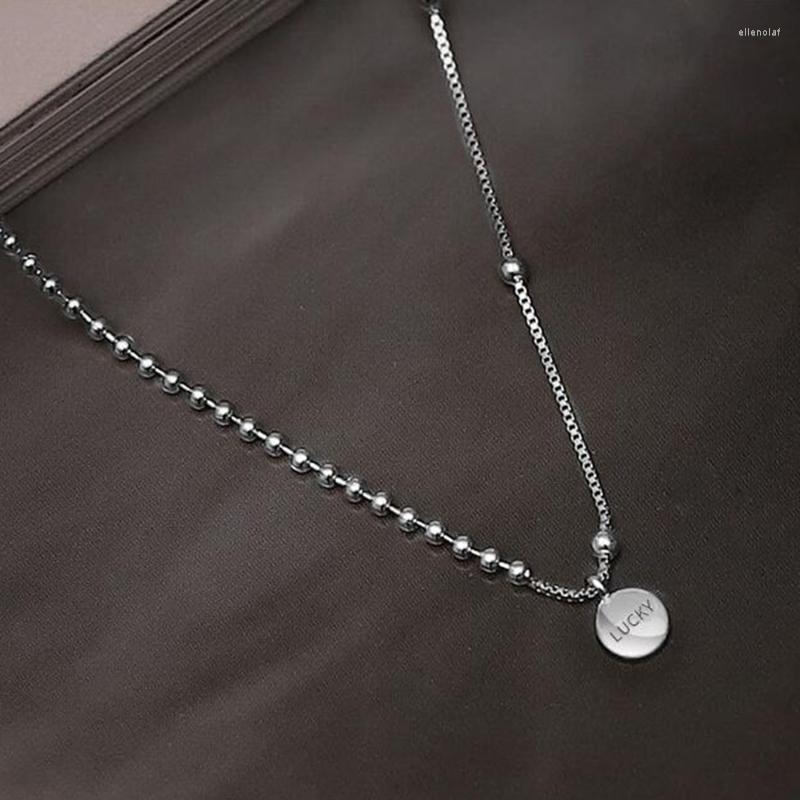 Choker Silver Color Collar Short Necklaces Round Clavicle Chain Lucky Necklace Women Fine Jewelry Accessories
Choker Silver Color Collar Short Necklaces Round Clavicle Chain Lucky Necklace Women Fine Jewelry Accessories