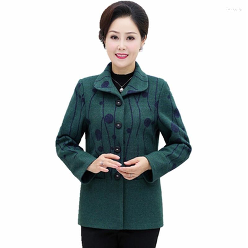 Women's Wool Middle-aged Women Coat 2022 Autumn Winter 5XL Overcoat Printing Blended Jacket Fashion Slim Short Woolen Outerwear, Red
Women's Wool Middle-aged Women Coat 2022 Autumn Winter 5XL Overcoat Printing Blended Jacket Fashion Slim Short Woolen Outerwear, Red