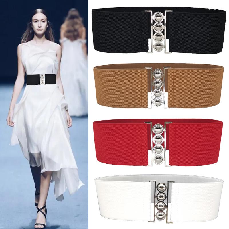 Belts For Women Luxury Designer Brand Korean Style Windbreaker Elastic Waistband Ladies Wide Waist Seal Cummerbund, White
Belts For Women Luxury Designer Brand Korean Style Windbreaker Elastic Waistband Ladies Wide Waist Seal Cummerbund, White