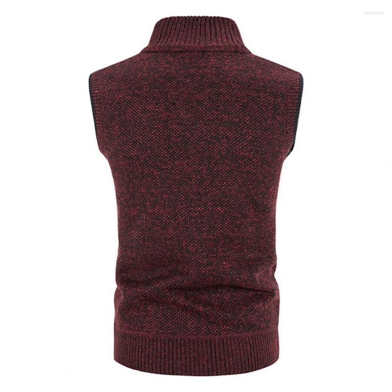 Men's Vests Classic Elastic Ribbed Hem Winter Men Plush Lined Knitted Sweater Vest Jacket Streetwear Male Outerwear, Black
Men's Vests Classic Elastic Ribbed Hem Winter Men Plush Lined Knitted Sweater Vest Jacket Streetwear Male Outerwear, Black