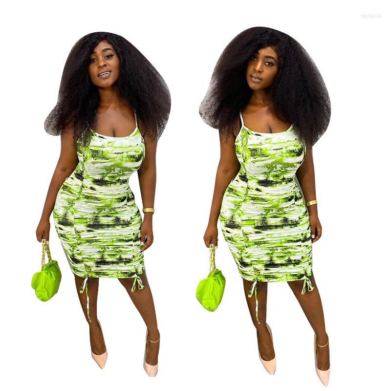 Casual Dresses Summer Woman Loose Sleeveless Beach Dress Party Sexy Package Hips Tie Dye Printed Backless, Green
Casual Dresses Summer Woman Loose Sleeveless Beach Dress Party Sexy Package Hips Tie Dye Printed Backless, Green
