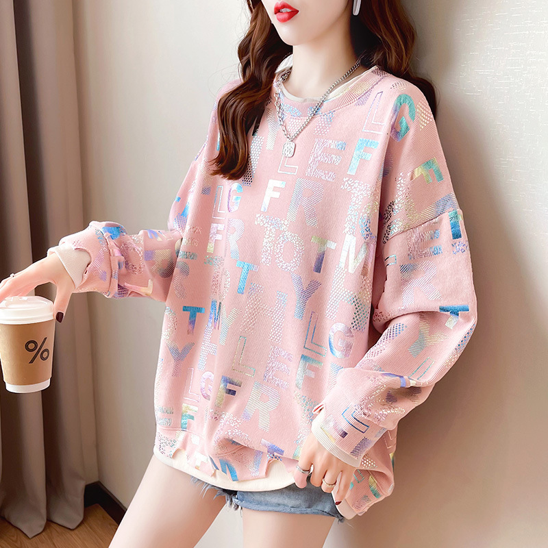 Women's Jackets Korean Fashion Pullover Sweatshirt Streetwear Fake 2 Piece Loose Letter Print Crewneck Sweat Shirt for Women Y2k Top Clothes 221201, Apricot
Women's Jackets Korean Fashion Pullover Sweatshirt Streetwear Fake 2 Piece Loose Letter Print Crewneck Sweat Shirt for Women Y2k Top Clothes 221201, Apricot