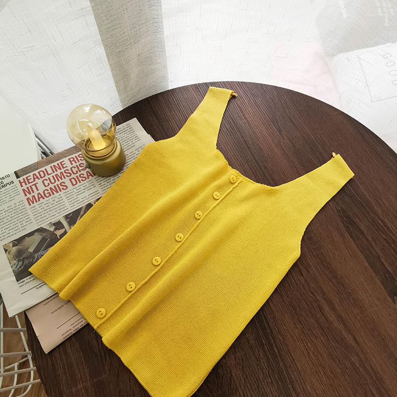 Women's Tanks OUMEA Women Knitted Tank Top Summer Buttons Front Korean Style Solid Color Casual Simple Sleeveless Crop Basic Knit, Black
Women's Tanks OUMEA Women Knitted Tank Top Summer Buttons Front Korean Style Solid Color Casual Simple Sleeveless Crop Basic Knit, Black