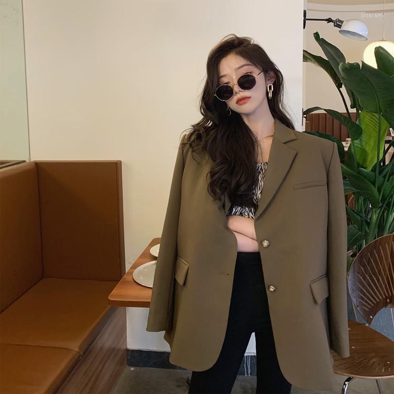 Women' Suits Women Blazer Jacket Single-breasted Spring Autumn Office Casual Oversized Elegant Korean Pocket Suit Coat Female Fashion, Black
Women' Suits Women Blazer Jacket Single-breasted Spring Autumn Office Casual Oversized Elegant Korean Pocket Suit Coat Female Fashion, Black