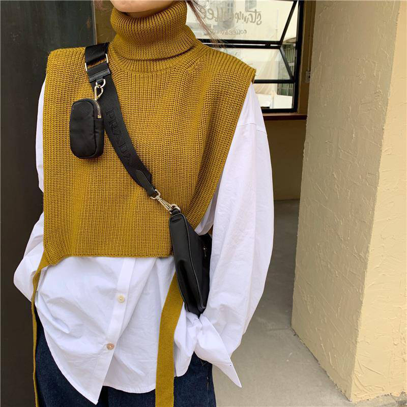 Women' Vests Spring Autumn Sweater Vest Women Laceup Turtleneck College Teens Sleeveless Cropped Knitwear Allmatch Ladies Streetwear ZY6357 221202, White vest
Women' Vests Spring Autumn Sweater Vest Women Laceup Turtleneck College Teens Sleeveless Cropped Knitwear Allmatch Ladies Streetwear ZY6357 221202, White vest