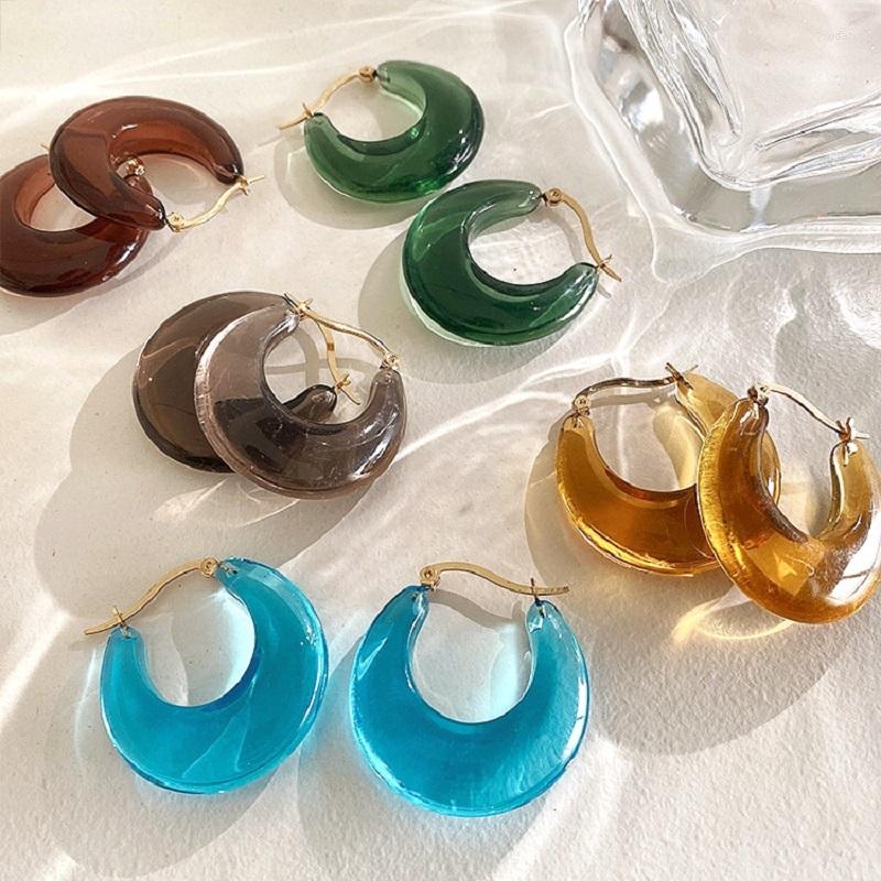 Hoop Earrings 2022 Retro Colorful Acrylic Transparent Resin Circle Geometric For Women Girls Travel Party Jewelry
Hoop Earrings 2022 Retro Colorful Acrylic Transparent Resin Circle Geometric For Women Girls Travel Party Jewelry