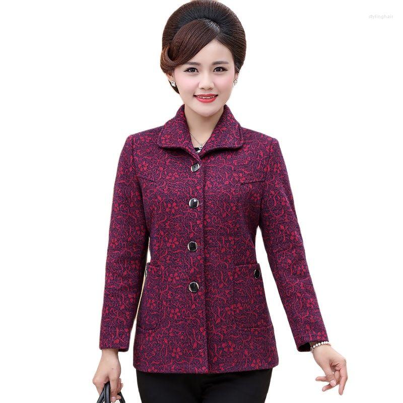 Women's Jackets 2022 Middle-Aged Elderly Women's Single-Breasted Printed Casual Spring Autumn Jacket Female Outerwear Tops W854, Beige
Women's Jackets 2022 Middle-Aged Elderly Women's Single-Breasted Printed Casual Spring Autumn Jacket Female Outerwear Tops W854, Beige