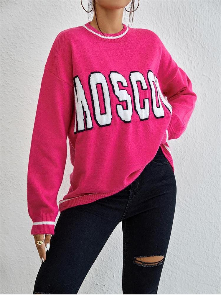 Women's Sweaters Women Letter Printed Knitted Pullover Female Loose Long Sleeve Knitwear 2022 Autumn Fashion Casual O-Neck Y2K, Blue
Women's Sweaters Women Letter Printed Knitted Pullover Female Loose Long Sleeve Knitwear 2022 Autumn Fashion Casual O-Neck Y2K, Blue