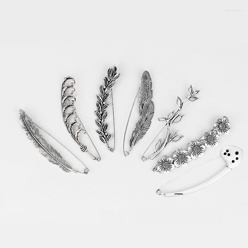 Brooches 1pcs Large Antique Silver Color Sunflower/Leaves/Feather Durable Strong Metal Shawl Kilt Scarf Brooch Safety Pin 88-90mm
Brooches 1pcs Large Antique Silver Color Sunflower/Leaves/Feather Durable Strong Metal Shawl Kilt Scarf Brooch Safety Pin 88-90mm