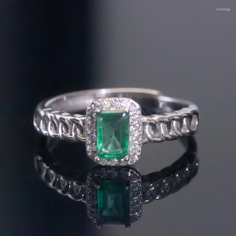 Cluster Rings Natural Emerald For Women Sterling Silver Color 925 Jewelry Ring Wedding Engagement Party Gemstone Fine Gift
Cluster Rings Natural Emerald For Women Sterling Silver Color 925 Jewelry Ring Wedding Engagement Party Gemstone Fine Gift