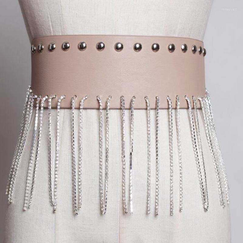 Belts 2022 Fashion Women Luxury Tassel Chain Crystal Belt Rhinestone Wide Bride Cool Femme Waistband Straps Accessories, Black
Belts 2022 Fashion Women Luxury Tassel Chain Crystal Belt Rhinestone Wide Bride Cool Femme Waistband Straps Accessories, Black