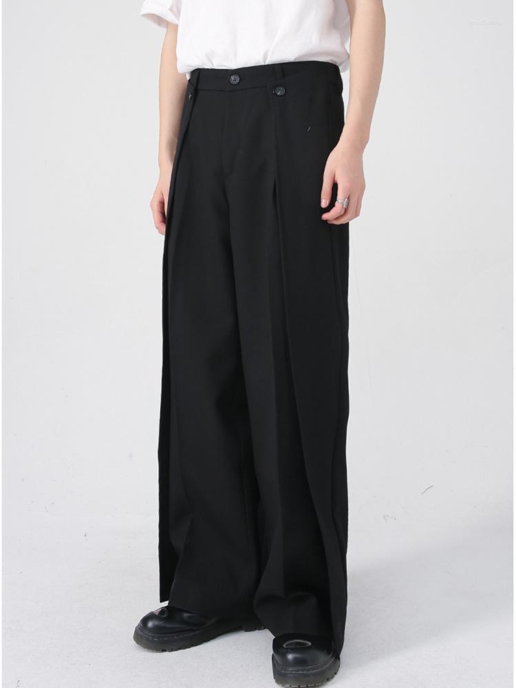 Men's Pants Autumn Korean Men's Fashion Loose Simple Black Casual Suit Trousers 2023 Solid Color Wide Leg Male Darkwear 2A6622
Men's Pants Autumn Korean Men's Fashion Loose Simple Black Casual Suit Trousers 2023 Solid Color Wide Leg Male Darkwear 2A6622