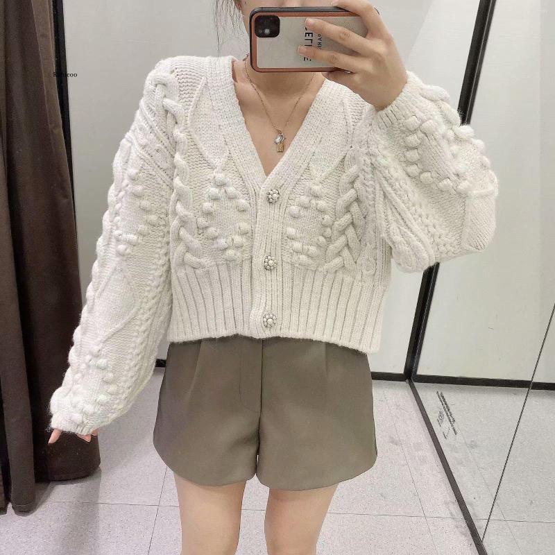 Women' Knits Women 2022 Fashion Pompom Appliques Cropped Knitted Cardigan Sweater Vintage Long Sleeve Female Outerwear Chic Tops, Pink
Women' Knits Women 2022 Fashion Pompom Appliques Cropped Knitted Cardigan Sweater Vintage Long Sleeve Female Outerwear Chic Tops, Pink