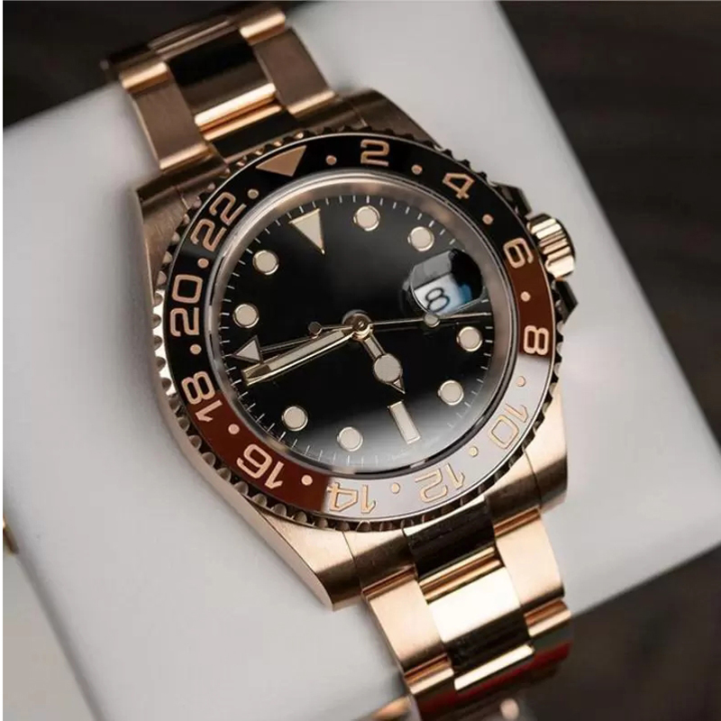 The most populars color appearance men's watch rose gold bracelet ceramic free rotating bezel black dial comes with luminous automatic mechanical sports watches, Business card case
The most populars color appearance men's watch rose gold bracelet ceramic free rotating bezel black dial comes with luminous automatic mechanical sports watches, Business card case