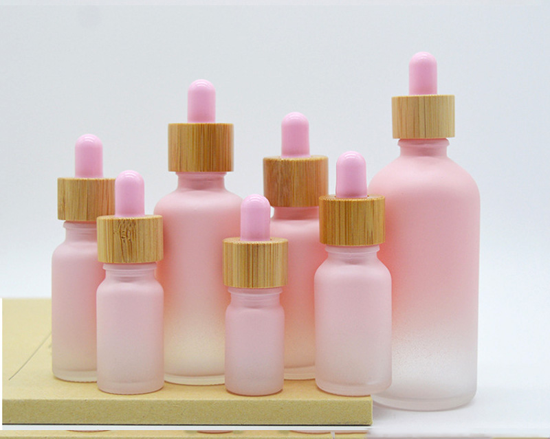 Frosted Glass Dropper Bottle Pipette Drip Pink Color With Bamboo Cap 1oz Essential Oil Bottle 5ml 10ml 20ml 30ml 50ml 100ml Packing Case
Frosted Glass Dropper Bottle Pipette Drip Pink Color With Bamboo Cap 1oz Essential Oil Bottle 5ml 10ml 20ml 30ml 50ml 100ml Packing Case