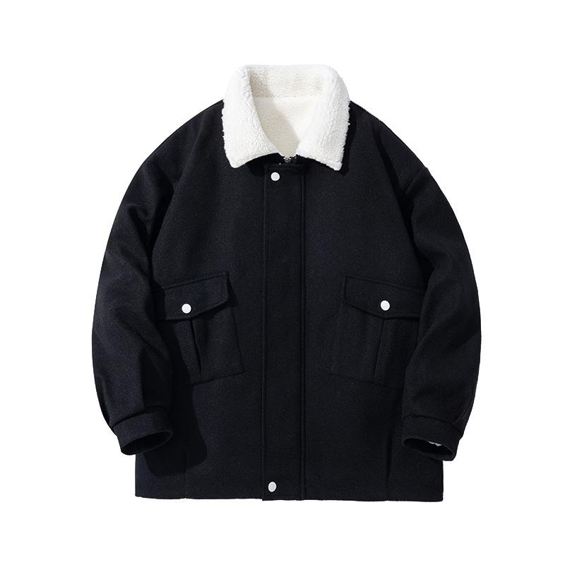 Men's Tracksuits Autumn And Winter Plus Velvet Thick Lamb Pan Jacket Granule Cotton Loose Double-sided Wear, Mi white
Men's Tracksuits Autumn And Winter Plus Velvet Thick Lamb Pan Jacket Granule Cotton Loose Double-sided Wear, Mi white