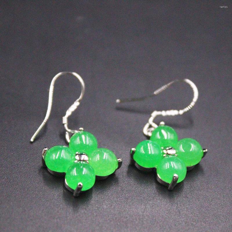 Dangle Earrings Real Jade Gp 18K Gold Plated For Women Green Gemstone Flower Heating Hook 37 17mm
Dangle Earrings Real Jade Gp 18K Gold Plated For Women Green Gemstone Flower Heating Hook 37 17mm