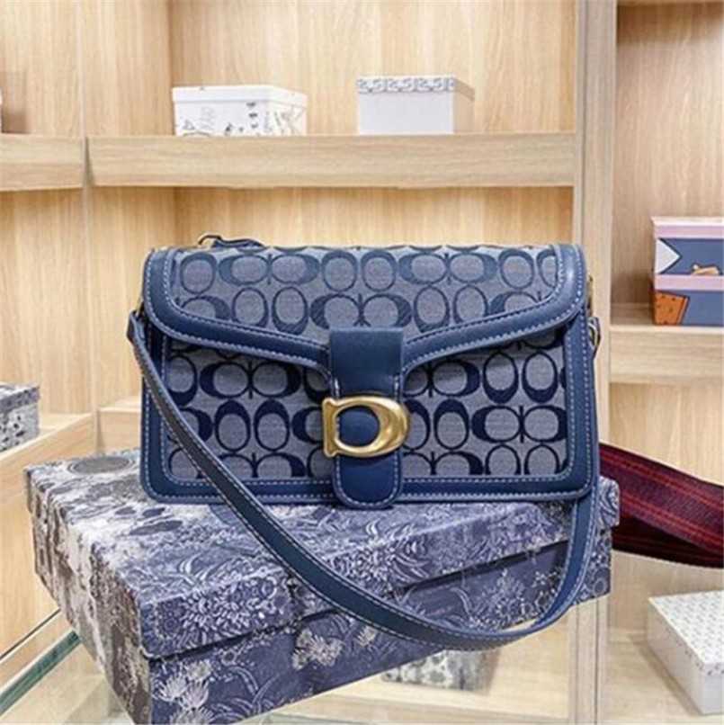 Top Evening Bags design God of Wine Classic Print Leather Messenger Bags blue