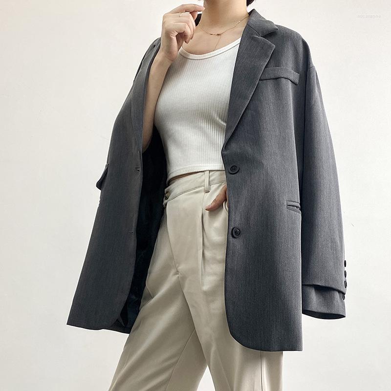 Women's Suits Blazer Women Spring Autumn Korean Silhouette Suit Coat Temperament Loose Casual Long Sleeve Top Female Blazers, Black
Women's Suits Blazer Women Spring Autumn Korean Silhouette Suit Coat Temperament Loose Casual Long Sleeve Top Female Blazers, Black