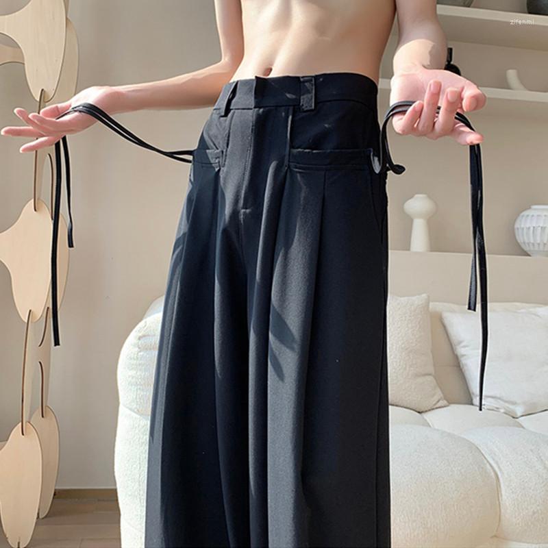 Men's Pants Autumn Summer Casual Soft Solid Men's Cool Boys Button Waist Loose Suit Wide Leg Sagging, Black
Men's Pants Autumn Summer Casual Soft Solid Men's Cool Boys Button Waist Loose Suit Wide Leg Sagging, Black