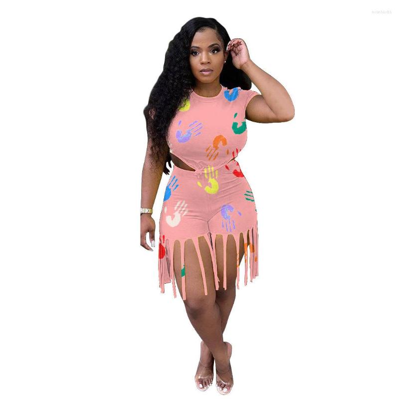 Women' Tracksuits Women' Tracksuit Two Piece Summer Trendy Printed Design Short Sleeve Sweatshirt And Long Tassels Classy Women Shorts, Black
Women' Tracksuits Women' Tracksuit Two Piece Summer Trendy Printed Design Short Sleeve Sweatshirt And Long Tassels Classy Women Shorts, Black