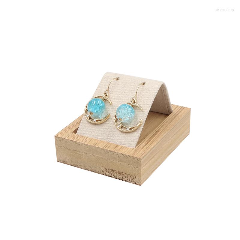 Jewelry Pouches Bamboo Beige Fabric Activity Eardrop Earrings Display Stand Organizer Rack
Jewelry Pouches Bamboo Beige Fabric Activity Eardrop Earrings Display Stand Organizer Rack