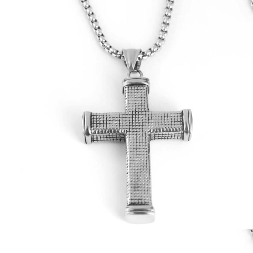 Pendant Necklaces Fashion Jewelry Vintage Titanium Steel Cross Necklace Men Crossed Pendant Chain Drop Delivery Necklaces Pendants Dhfmi
Pendant Necklaces Fashion Jewelry Vintage Titanium Steel Cross Necklace Men Crossed Pendant Chain Drop Delivery Necklaces Pendants Dhfmi
