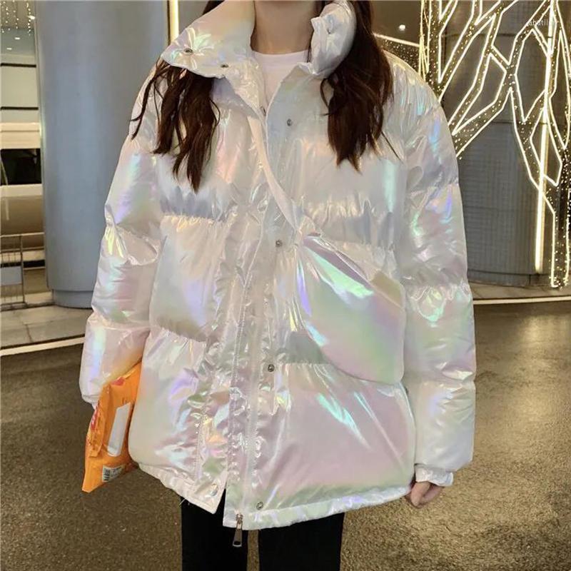 Women's Down Rimocy Glossy Cotton Jacket Women 2022 Fashion Zipper Up Solid Color Woman Parkas Koraen Stand Collar Winter Clothes Ladies, Blue with bag
Women's Down Rimocy Glossy Cotton Jacket Women 2022 Fashion Zipper Up Solid Color Woman Parkas Koraen Stand Collar Winter Clothes Ladies, Blue with bag