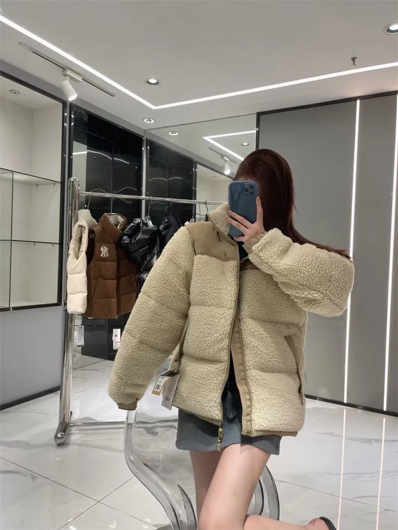 Women's Jackets Winter Fleece Jacket Women Faux Shearling Outerwear Coats Female Suede Fur Coat Men Warm Thickened Lamb Puffer-NF1, Logo
Women's Jackets Winter Fleece Jacket Women Faux Shearling Outerwear Coats Female Suede Fur Coat Men Warm Thickened Lamb Puffer-NF1, Logo