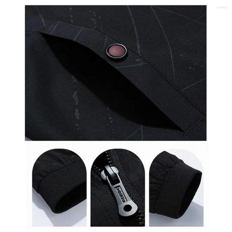 Men's Jackets Autumn Men Jacket Fashion Pattern Loose Stand Collar Long Sleeve Zipper Ribbed Cuff Coat Streetwear, Black
Men's Jackets Autumn Men Jacket Fashion Pattern Loose Stand Collar Long Sleeve Zipper Ribbed Cuff Coat Streetwear, Black