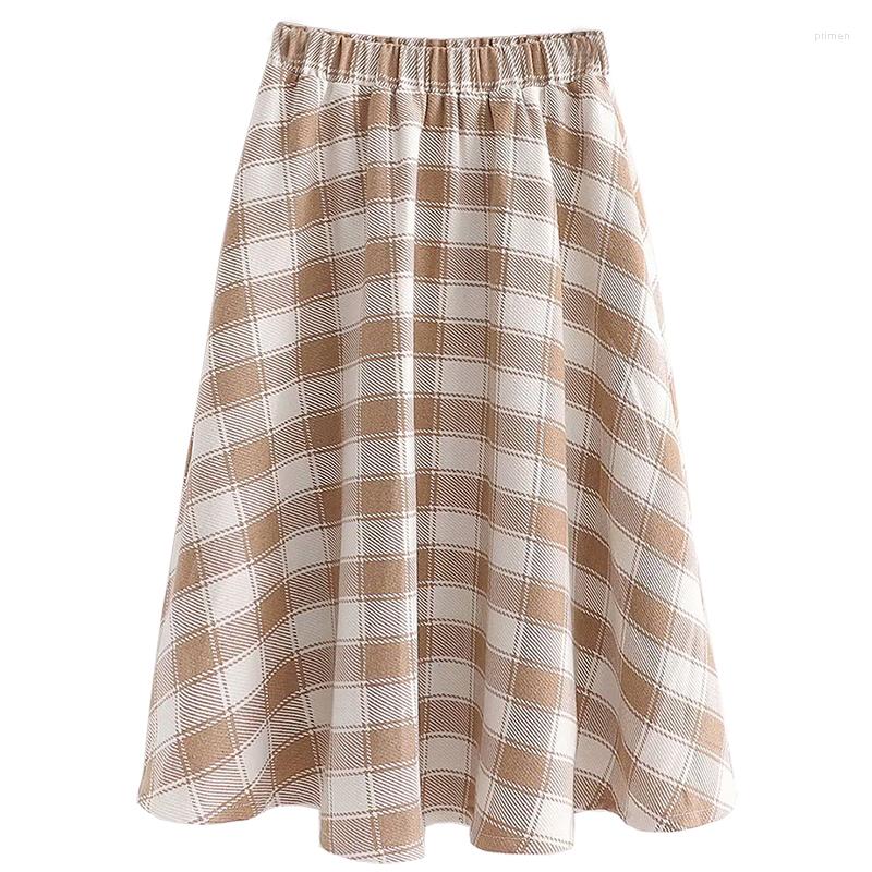 Skirts Lattice Skirt Casual Basic Fashion All Match Plaid Vintage High Waist 2022 Spring Autumn Winter Female Women, Khakig
Skirts Lattice Skirt Casual Basic Fashion All Match Plaid Vintage High Waist 2022 Spring Autumn Winter Female Women, Khakig