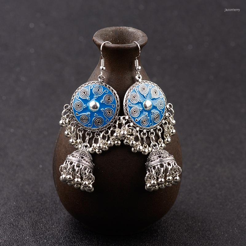 Dangle Earrings 2022 Pink Round Jhumka Gypsy For Women 6 Color Silver Bells Ladies Egypt Oorbellen HXE086
Dangle Earrings 2022 Pink Round Jhumka Gypsy For Women 6 Color Silver Bells Ladies Egypt Oorbellen HXE086