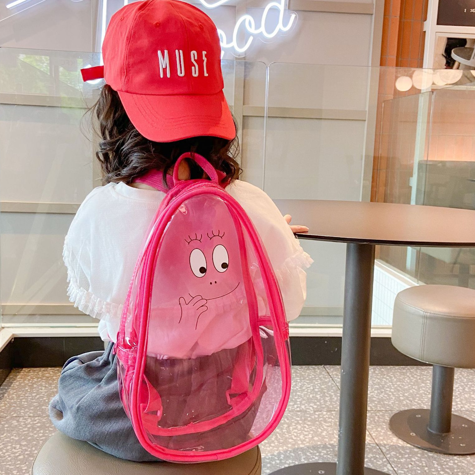 Backpacks INS Cute Cartoon Jelly Bag Baby PVC Transparent Kindergarten Schoolbag Beach Swimming Kids Children Girls Boys 221203