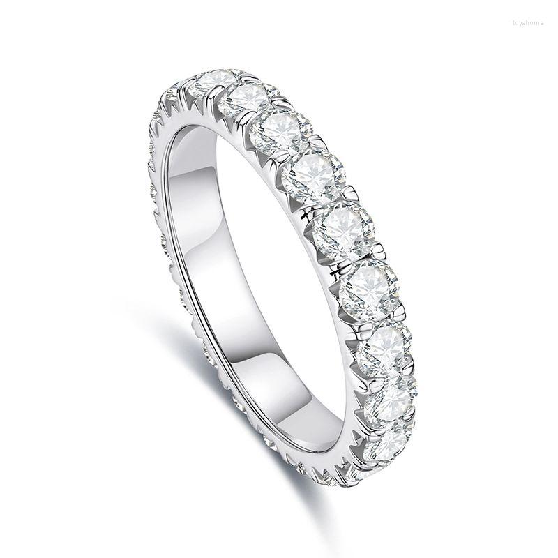 Cluster Rings S925 Silver 3mm Moissanite Diamond Ring Hearts & Arrows Cut Fashion Engagement Fine Jewelry
Cluster Rings S925 Silver 3mm Moissanite Diamond Ring Hearts & Arrows Cut Fashion Engagement Fine Jewelry