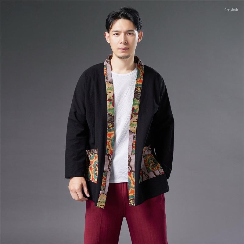 Ethnic Clothing Chinese Style Splicing Jacket 2022 Cotton Linen Tang Suit Wudang Cardigan Tunic Plus Size Tops Men KK3705
Ethnic Clothing Chinese Style Splicing Jacket 2022 Cotton Linen Tang Suit Wudang Cardigan Tunic Plus Size Tops Men KK3705