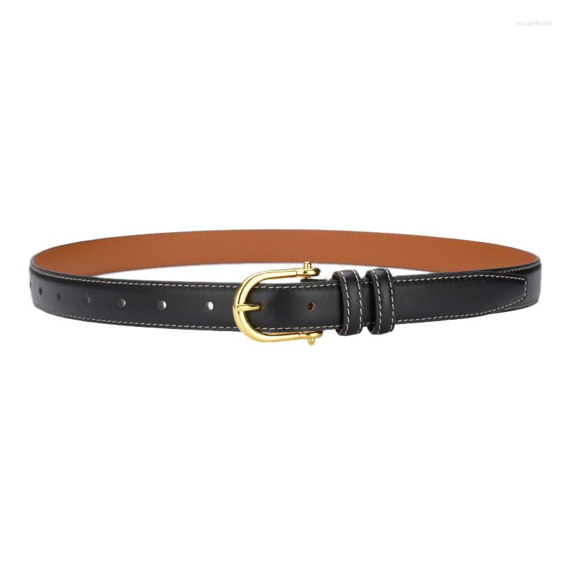 Belts Ladies Belt High Quality First Layer Cowhide Womans Simple And Versatile Leather Retro Gold Buckle For Women, Black
Belts Ladies Belt High Quality First Layer Cowhide Womans Simple And Versatile Leather Retro Gold Buckle For Women, Black