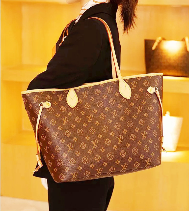2022 vuitton Luxury Designer Bags Women Onthego Handbags Flower Tote Bag Ladie Casual Genuine Leather Shoulder Bags Female Big Purse Handbag, Brown plaid
2022 vuitton Luxury Designer Bags Women Onthego Handbags Flower Tote Bag Ladie Casual Genuine Leather Shoulder Bags Female Big Purse Handbag, Brown plaid