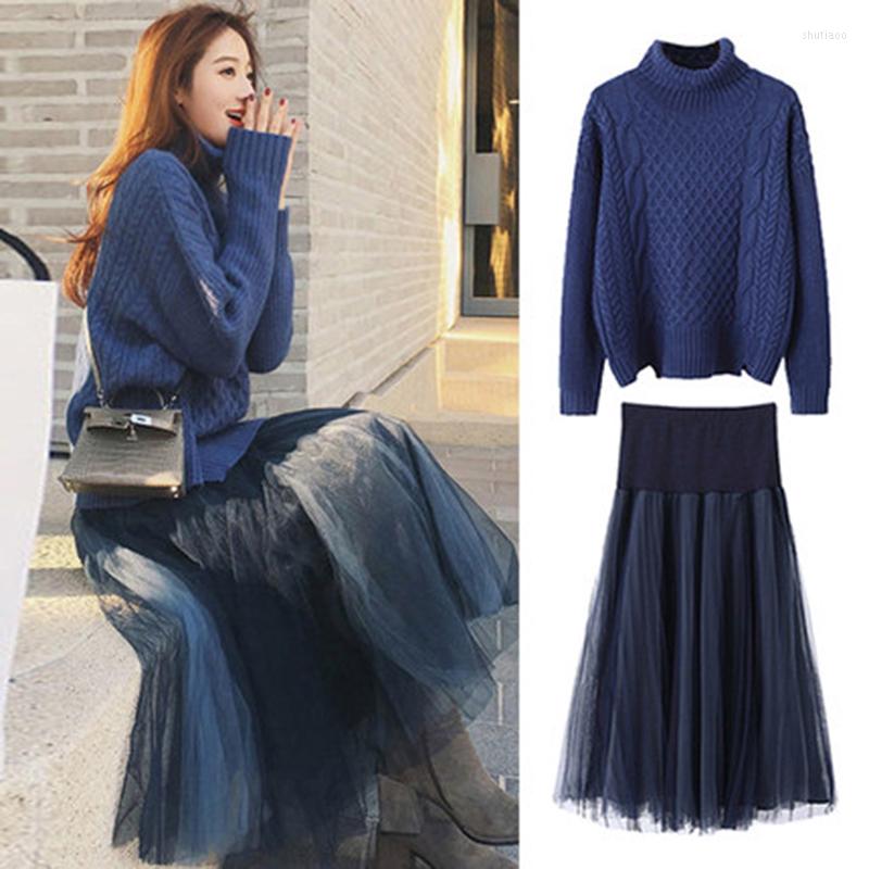 Work Dresses Women Set Autumn Winter Skirt Suit Turtleneck Knitting Sweater & Fashion Mesh 2 Piece Suits / One-Piece Sales 5XL
Work Dresses Women Set Autumn Winter Skirt Suit Turtleneck Knitting Sweater & Fashion Mesh 2 Piece Suits / One-Piece Sales 5XL