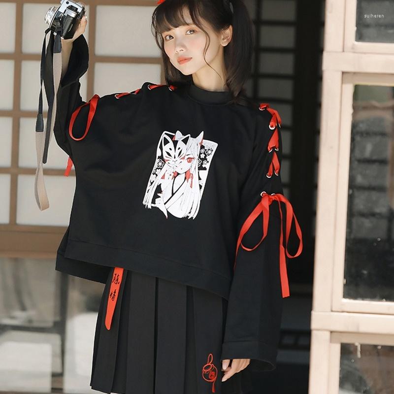 Ethnic Clothing Black Asian Streetwear Two Piece Set Casual Flare Sleeve Embroidery Tops Skirt Belt Mini Lady Chinese Style 2 11390
Ethnic Clothing Black Asian Streetwear Two Piece Set Casual Flare Sleeve Embroidery Tops Skirt Belt Mini Lady Chinese Style 2 11390