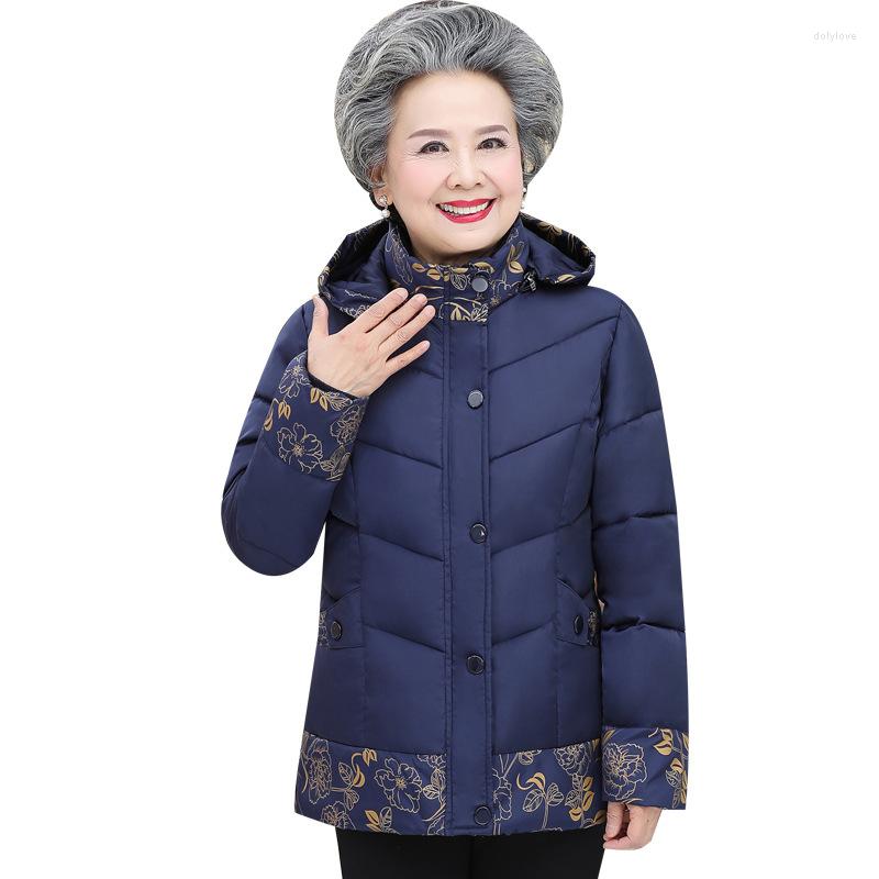 Women's Trench Coats Elderly Mother 60-70 Cotton Coat Winter Jackets 2022 Hooded Printing Thick Warm Parkers Jacket Grandma Outerwear A1021, Rose red
Women's Trench Coats Elderly Mother 60-70 Cotton Coat Winter Jackets 2022 Hooded Printing Thick Warm Parkers Jacket Grandma Outerwear A1021, Rose red