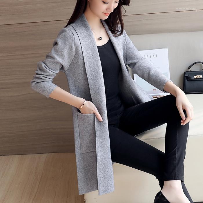 Women's Knits Women Cardigan 2022 Autumn Winter Clothes Sweater Turn Down Collar Long Sleeve Knitwear Pockets Knit Outwear Open, Black
Women's Knits Women Cardigan 2022 Autumn Winter Clothes Sweater Turn Down Collar Long Sleeve Knitwear Pockets Knit Outwear Open, Black
