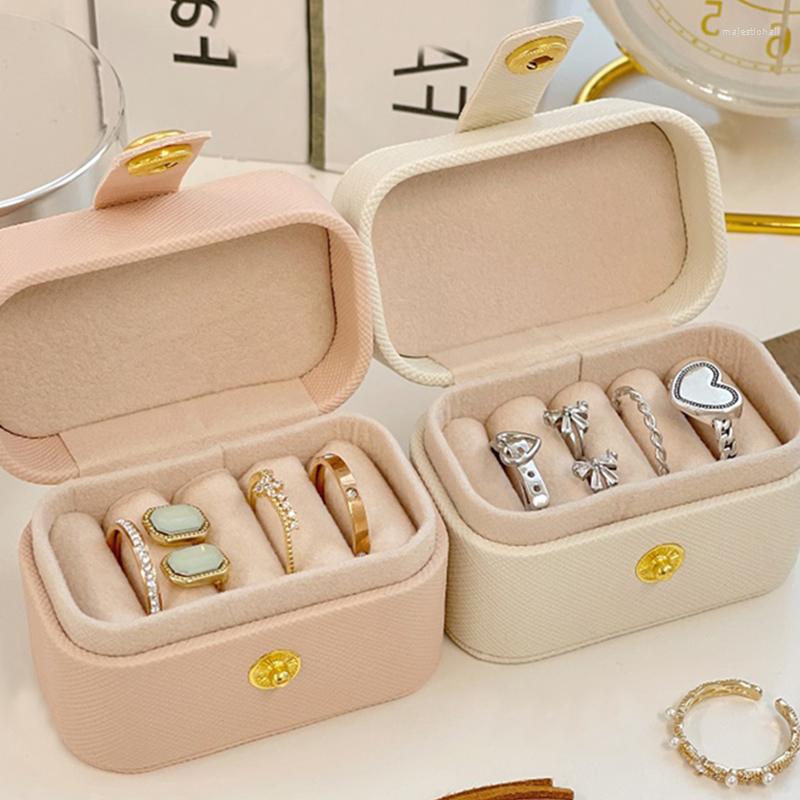 Jewelry Pouches Mini Portable Box Organizer Display Travel Ring Holder Case Boxes Button Leather Storage Jewelers Joyero
Jewelry Pouches Mini Portable Box Organizer Display Travel Ring Holder Case Boxes Button Leather Storage Jewelers Joyero