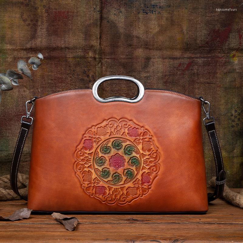 Evening Bags EUMOAN Women's Bag Vintage Cowhide Handbag Hand Color Leather Single Shoulder National Style Crossbody
Evening Bags EUMOAN Women's Bag Vintage Cowhide Handbag Hand Color Leather Single Shoulder National Style Crossbody